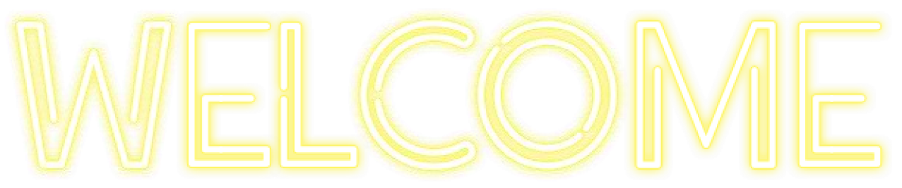 Trivia Murder Party 2 Neon Welcome Sign - Before